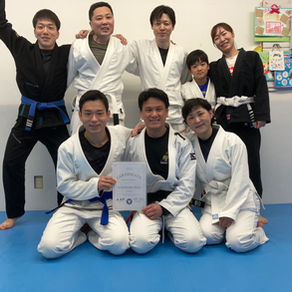 YUZOさん、青帯昇格!