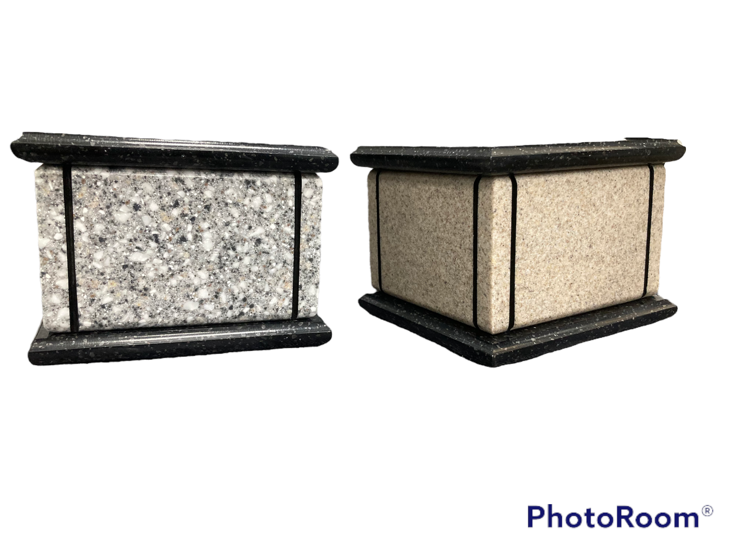 S2. Two Tone Corian Urn