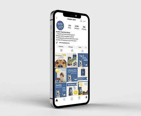 Minila Media Graphic Design Studio_EcoPet Brand Presentation_Instagram Grid