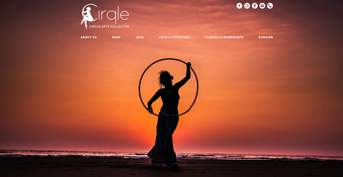 Cirqle Circus Website