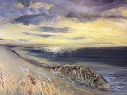 Autumn seaside walk