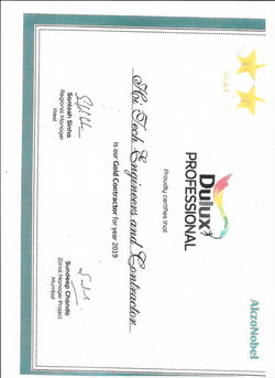 ICI GOLD CERTIFICATE