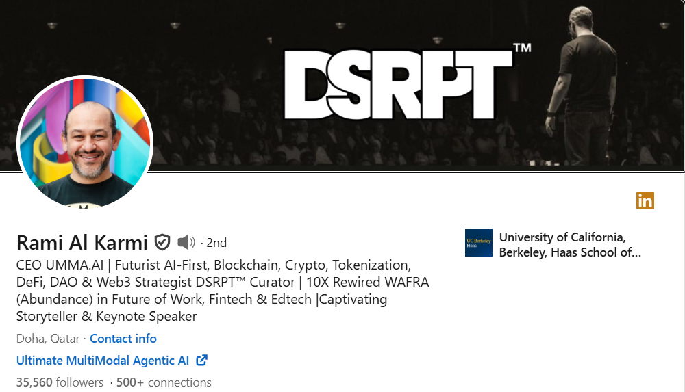 رامي الكرمي على لينكدإن