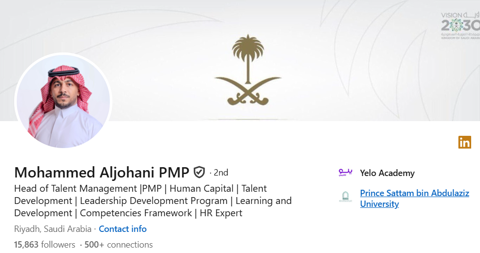 محمد الجهني على لينكدإن