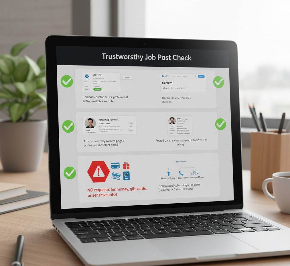 Quick checklist: Is this LinkedIn job probably legit?