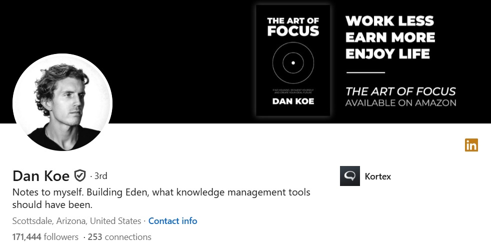 Dan Koe On LinkedIn