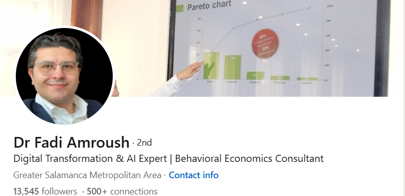 د. فادي عمروش على لينكدإن