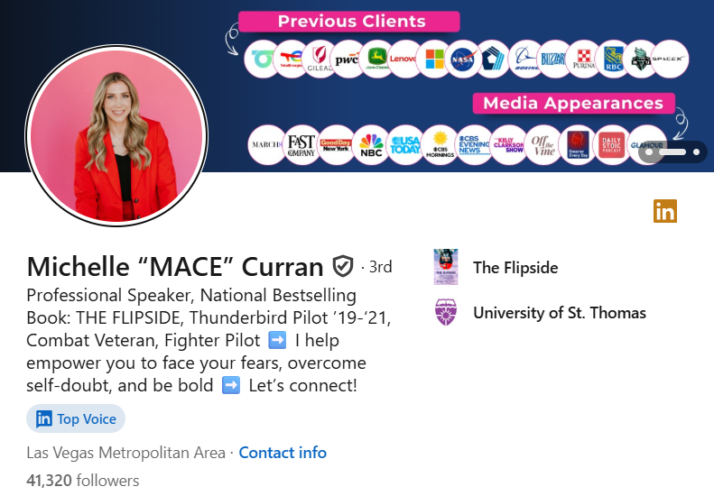 Michelle "MACE" Curran on LinkedIn