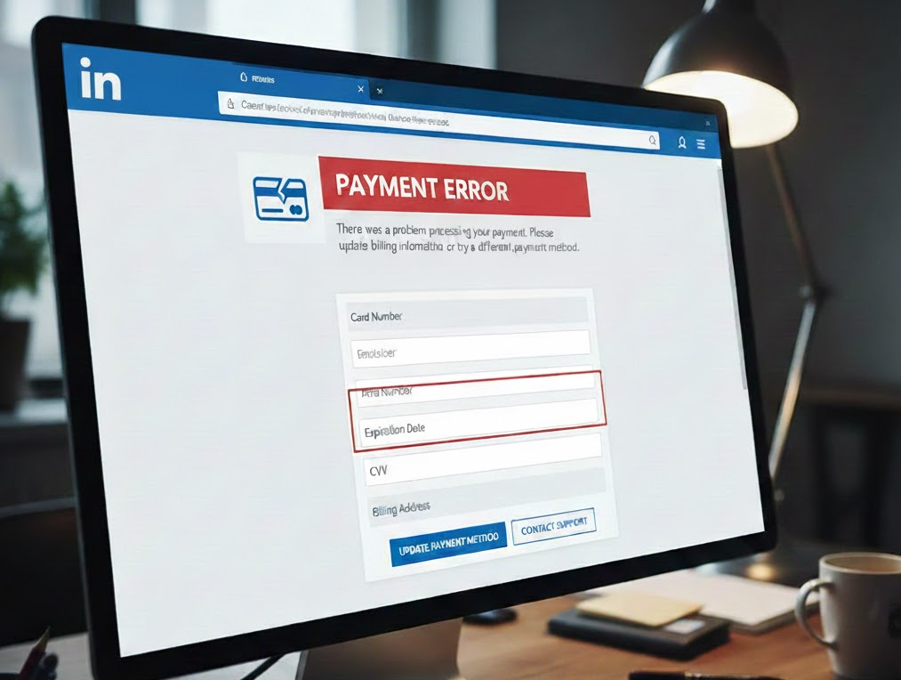 Why is Your LinkedIn Getting a “Payment Error”?