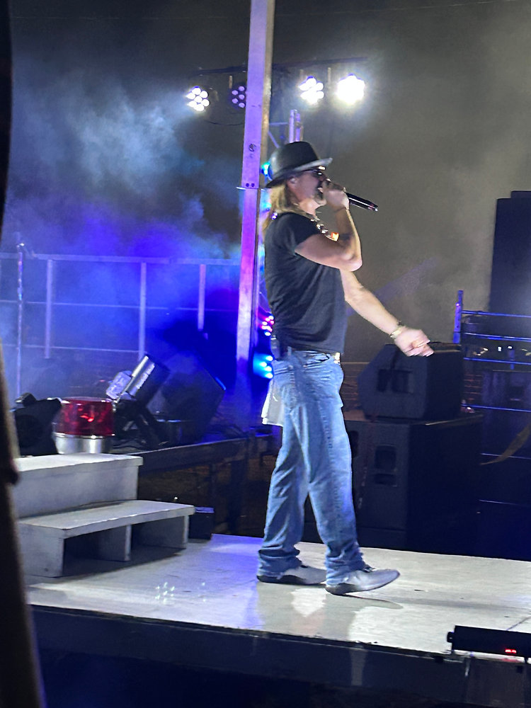 Kid Kentucky entertains Friday night at Bedrock Biker Rally event