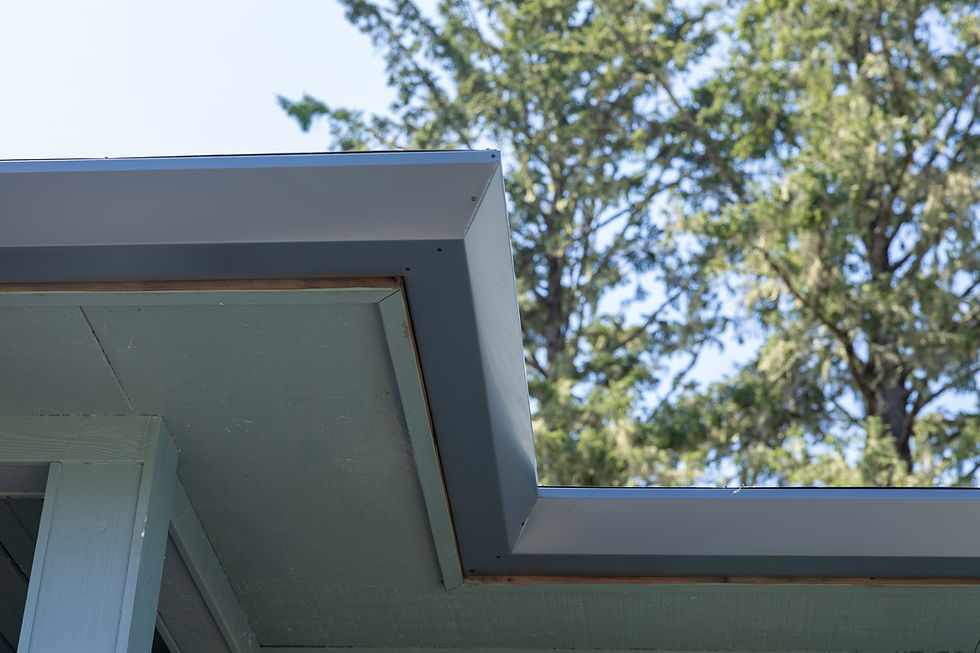 A miter, also known as a gutter corner