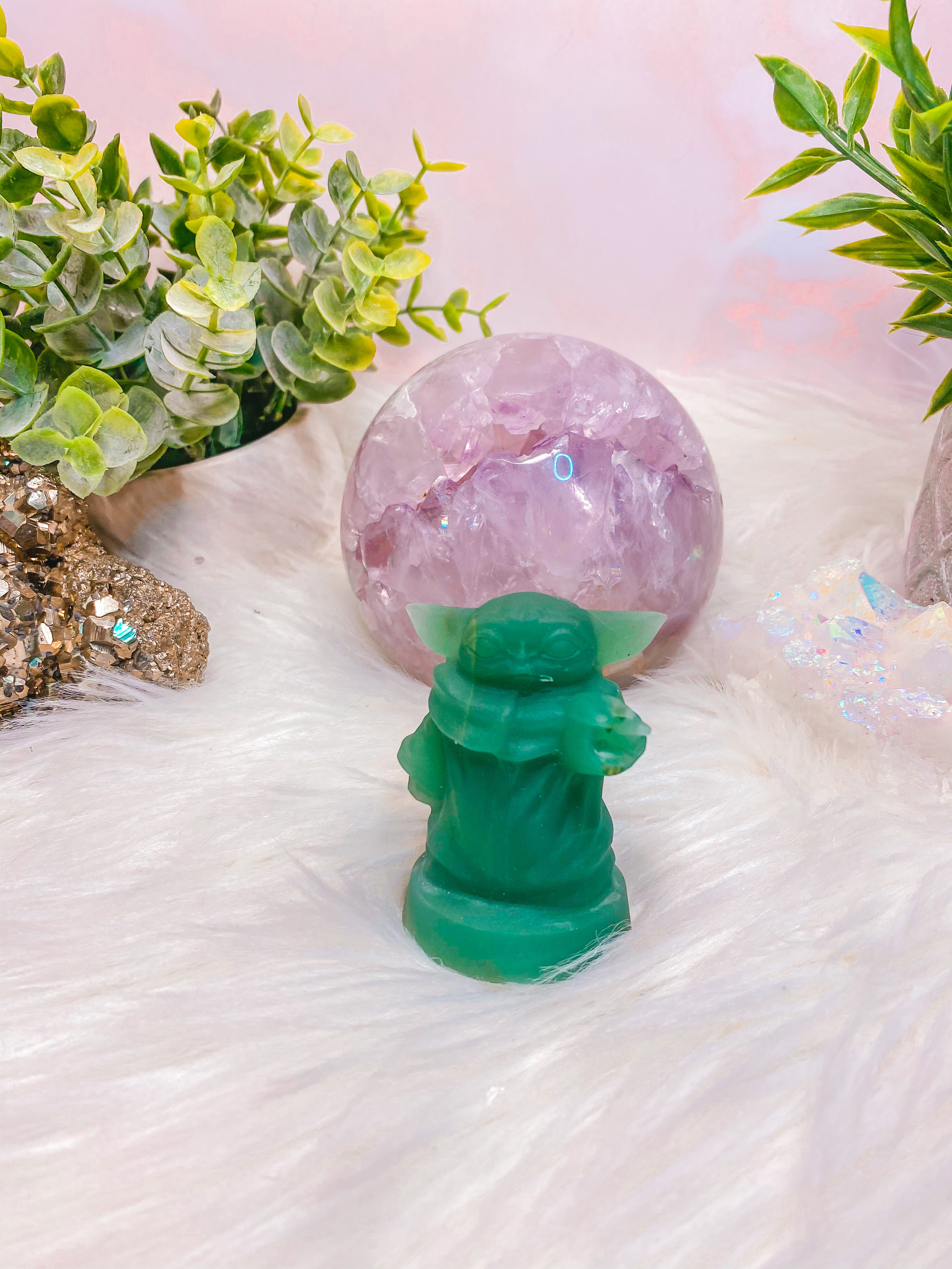 GREEN AVENTURINE BABY YODA