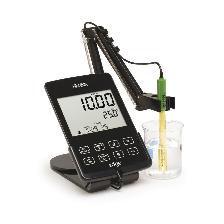 Multiparamètre de laboratoire edge kit conductivité - HI2030-02 - HANNA INSTRUMENTS