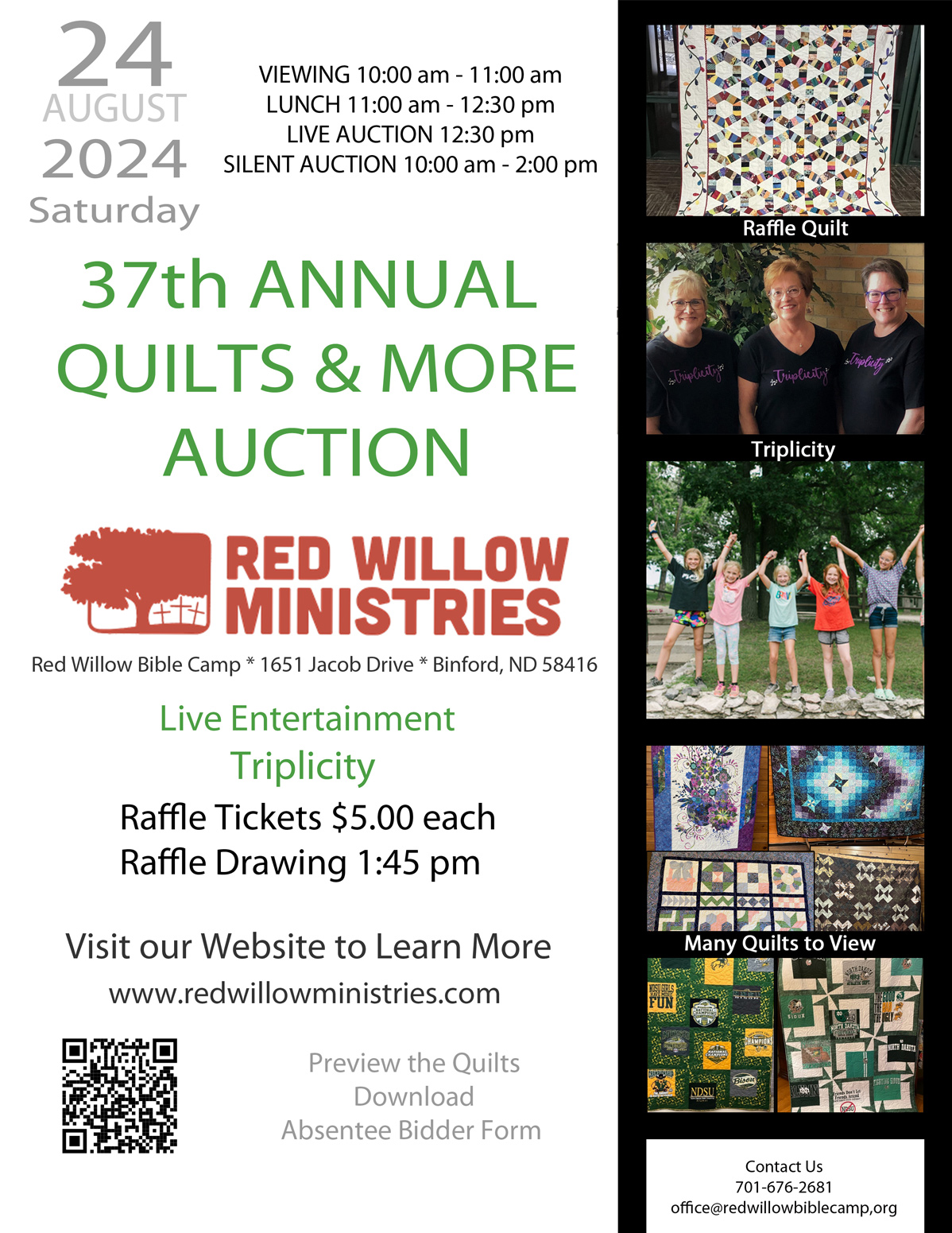 Annual Quilts And More Auction Red Willow Ministries Binford