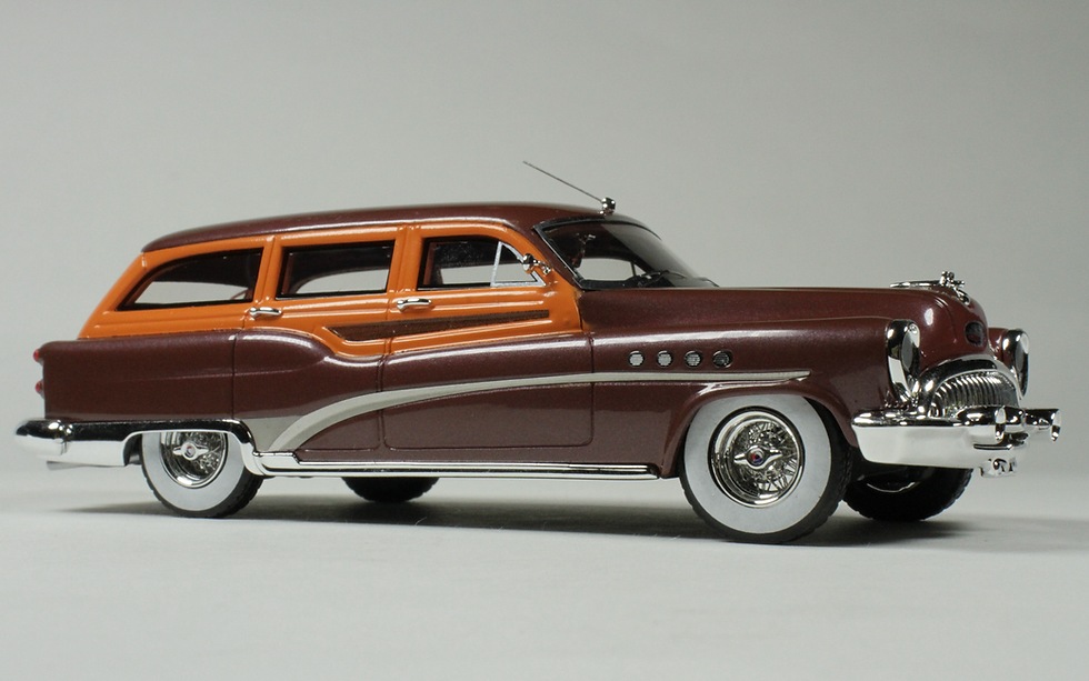 Thumbnail: GC-053 A 1953 Buick Station Wagon Mandarin Red