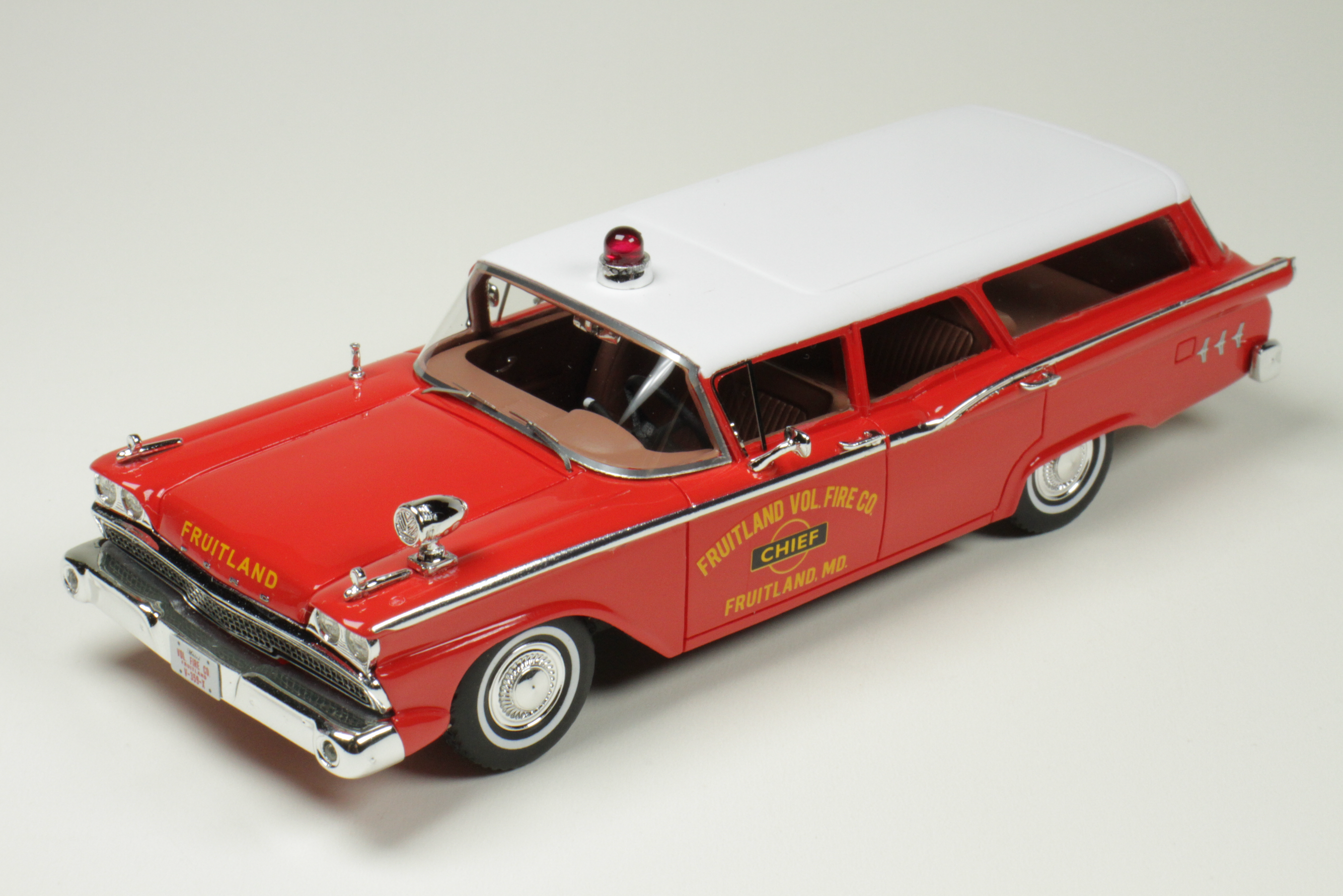 GC-091 C 1959 Ford "Fruitland,MD" Fire Chief