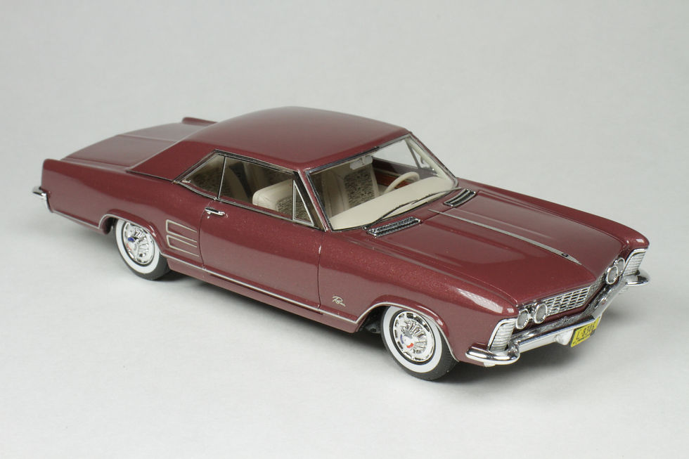Thumbnail: GC-046 B 1963 Buick Riviera Burgundy Poly