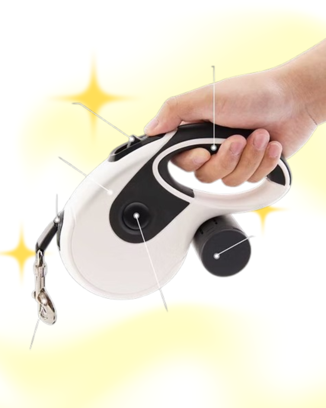 Automatic Retractable Leash for Household Pets