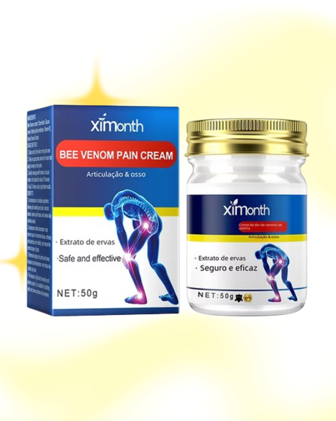 Ximonth Bee Venom Joint Care Cream for Pain Relief