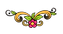 Swirling Flower Ornament