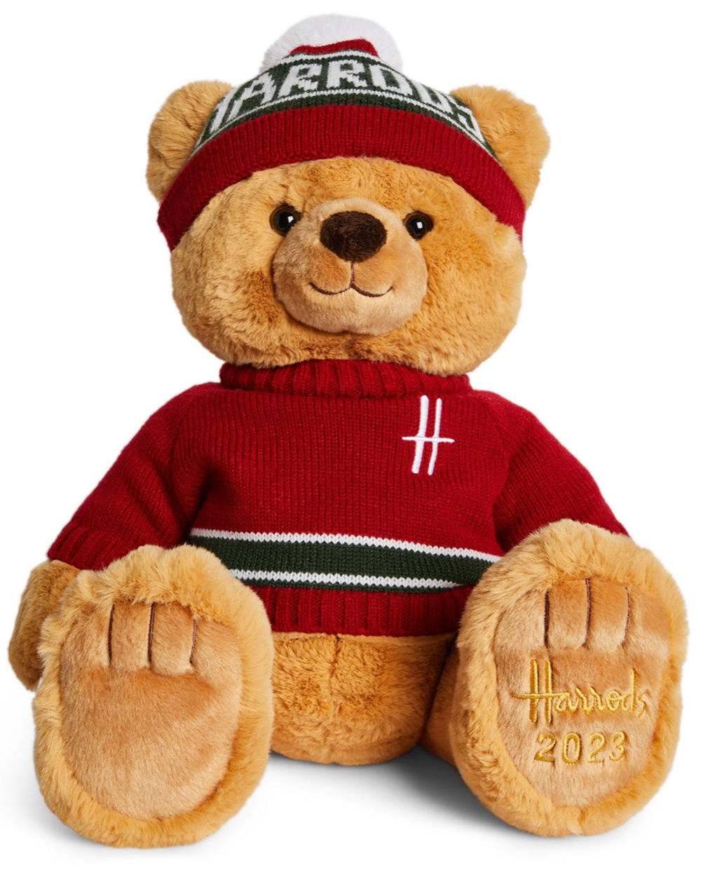 Harrods Xmas bear 36cm Ethan 
