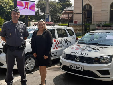 Mococa recebe viatura para ronda escolar indicada por Altair Moraes