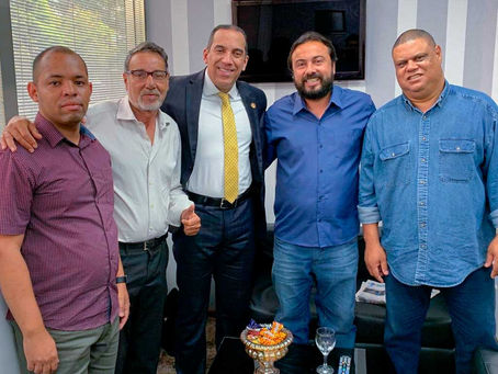Altair Moraes recebe amigos da cidade de Lorena