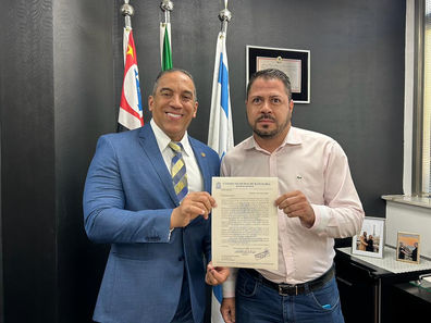 Altair Moraes recebe vereador de Rancharia na Alesp