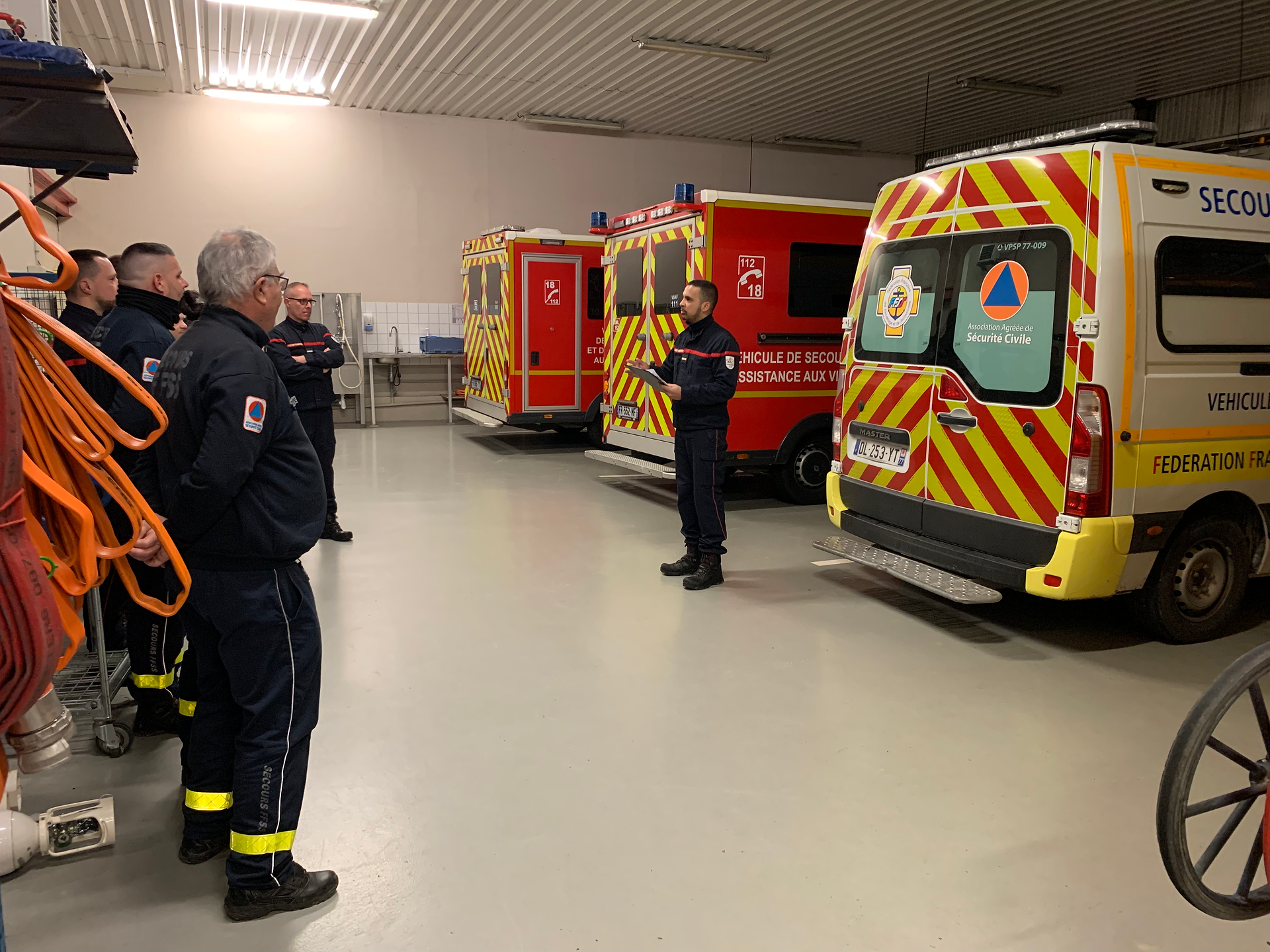 Renfort SDIS - Prise de garde