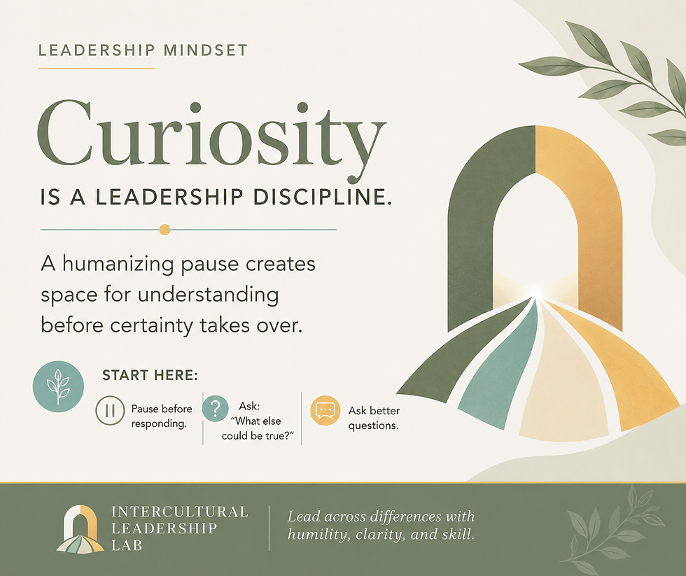Curiosity is a Leadership Discipline