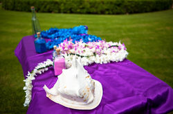 flowers with white wedding Arch 9