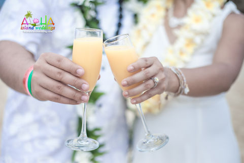 10 Year vow renewal in Hawaii