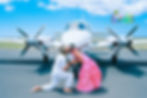 Airplane wedding picture-3
