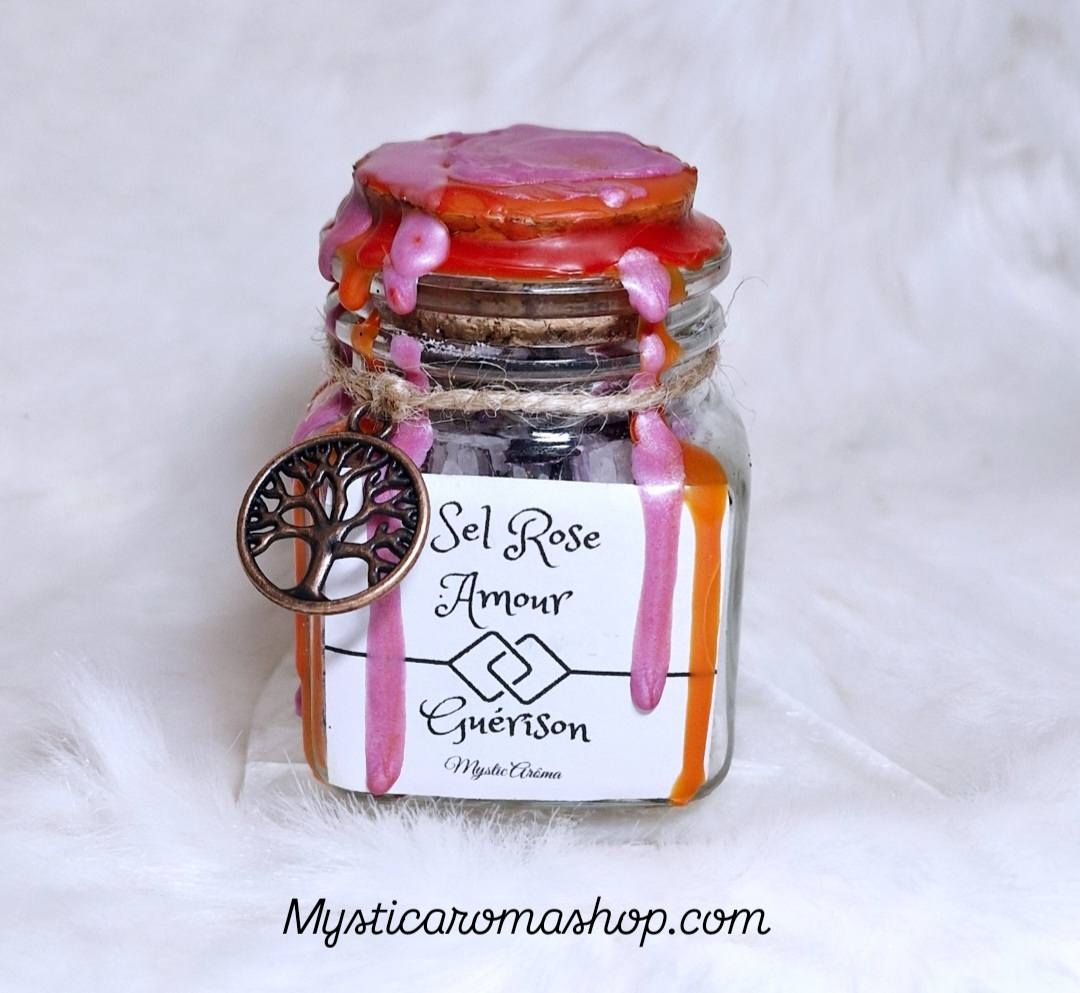 Sel rituel Rose Amour & Guérison
