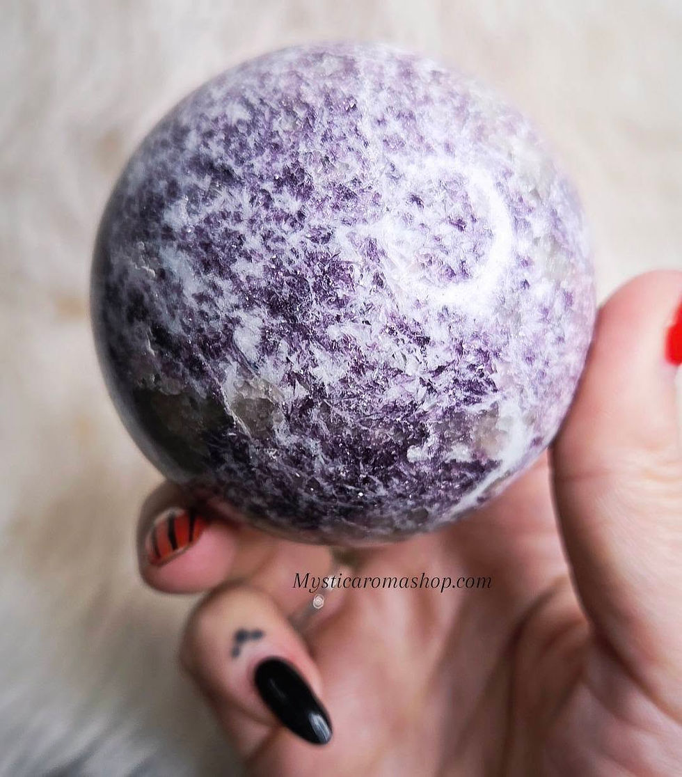 Sphère en Lépidolite 506g