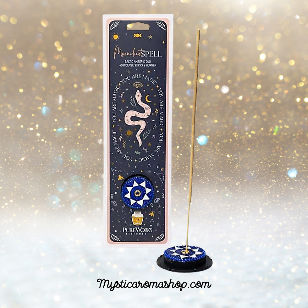 Nouveauté - Encens mystique Poussières de lune enchantées & son magnifique porte
