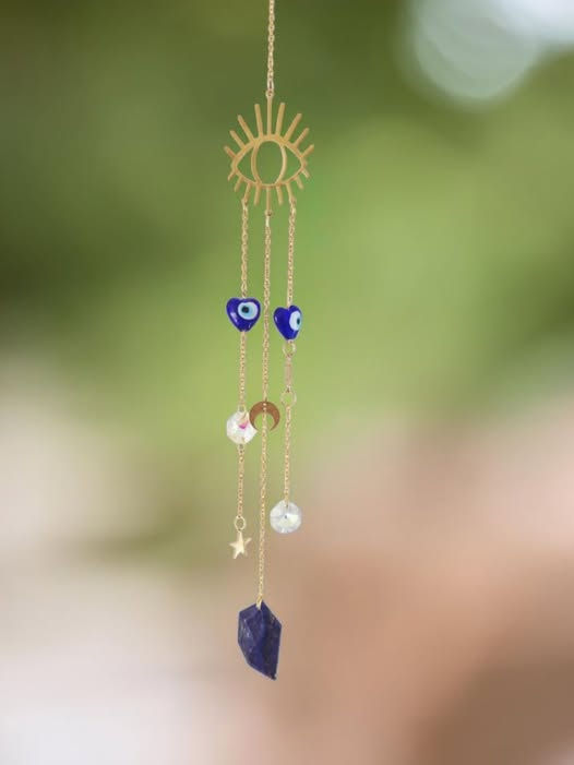 Suncatcher de protection en Lapis-Lazuli