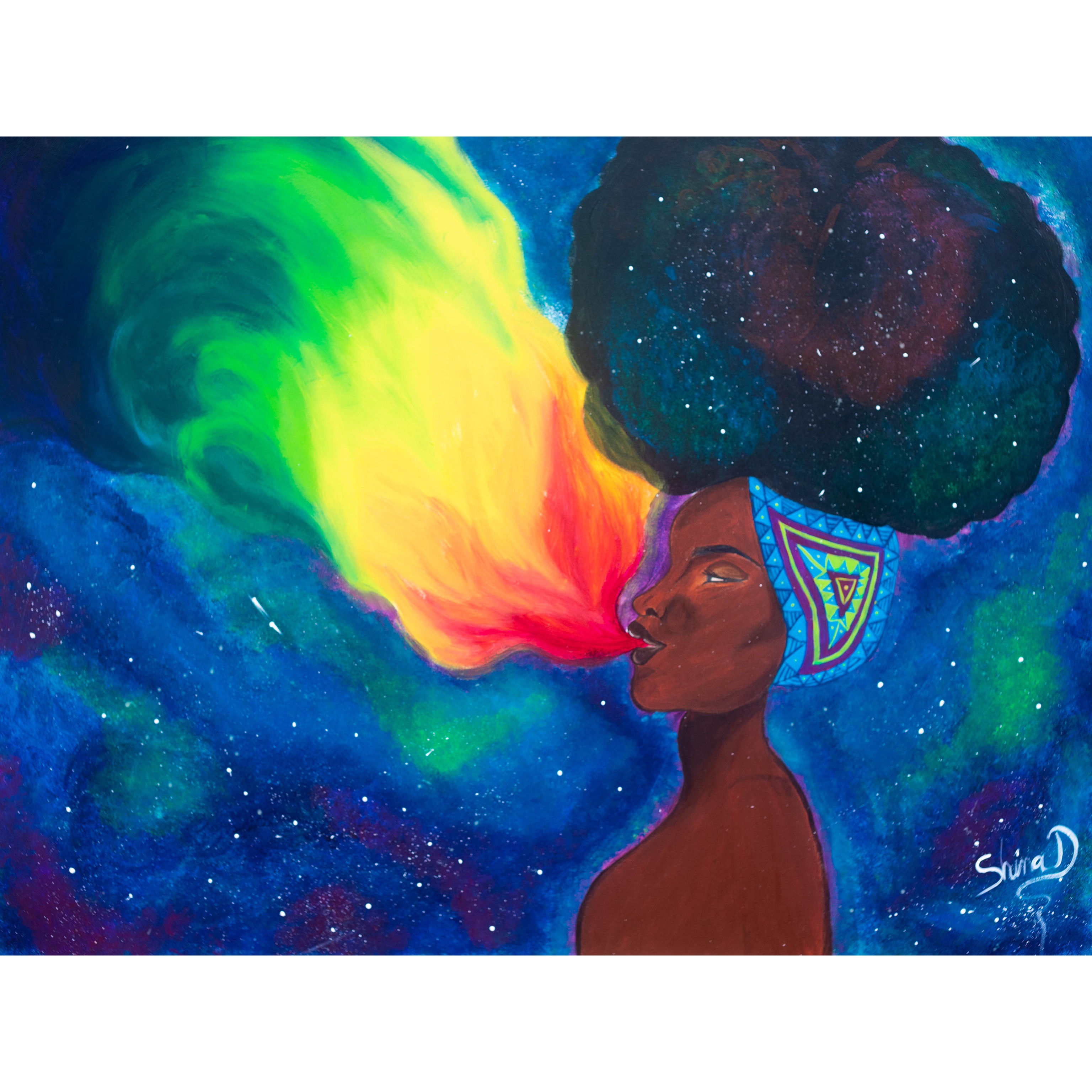 Vapor Gawdess Art Print