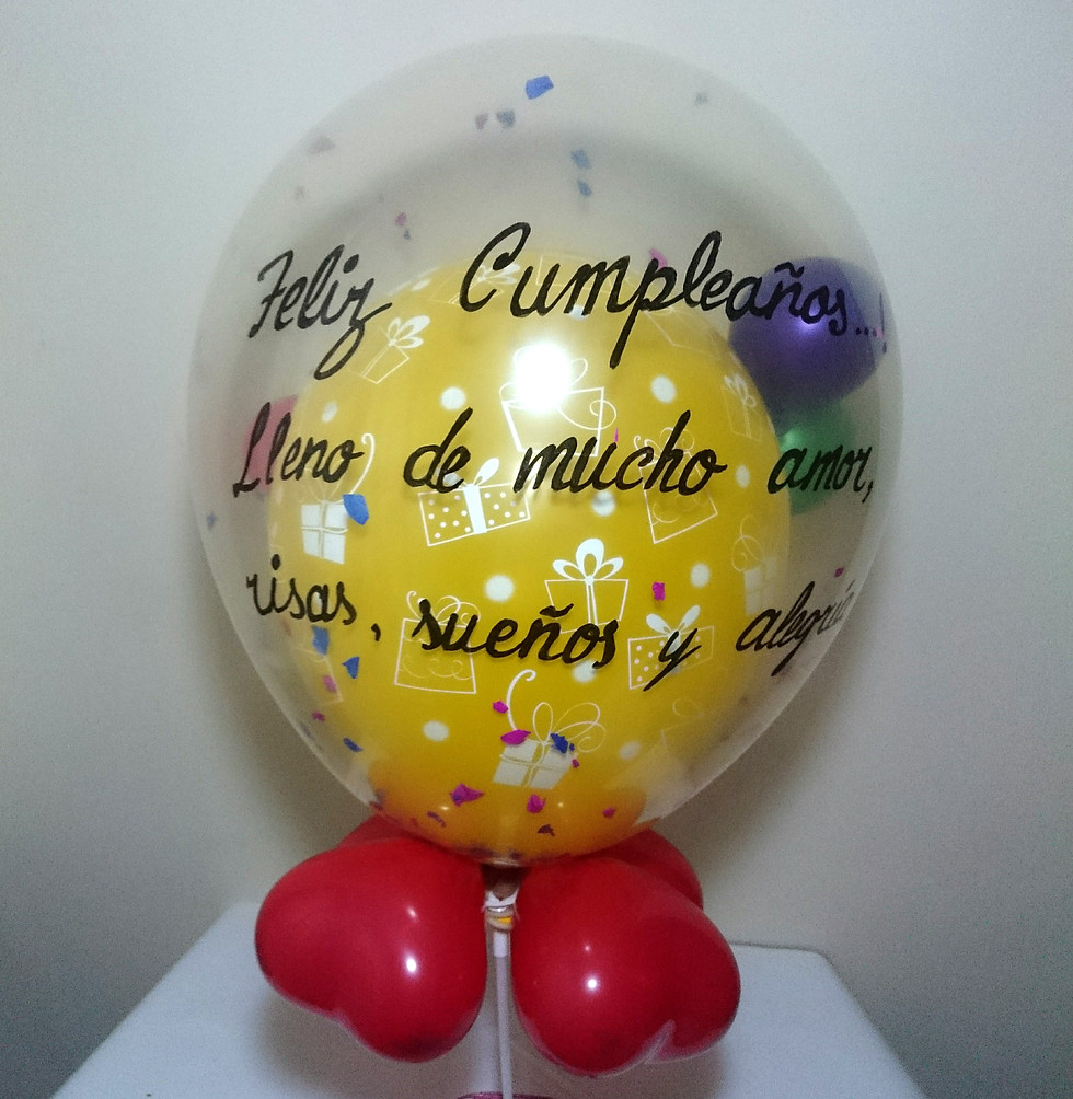 Miniatura: Globo Cristal decorado