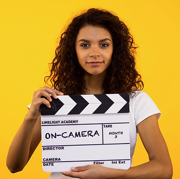 Woman with clapper
