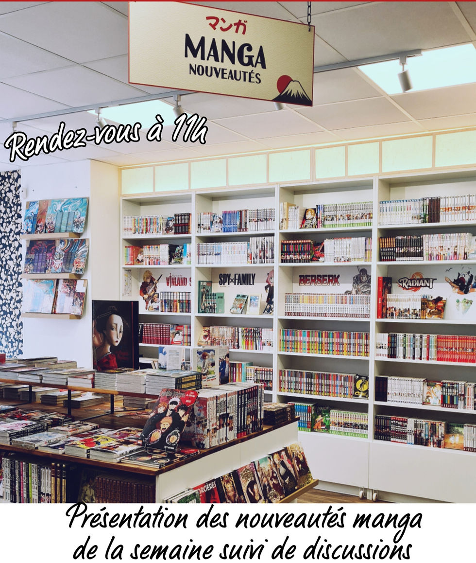 11h : Présentation des nouveautés de la semaine