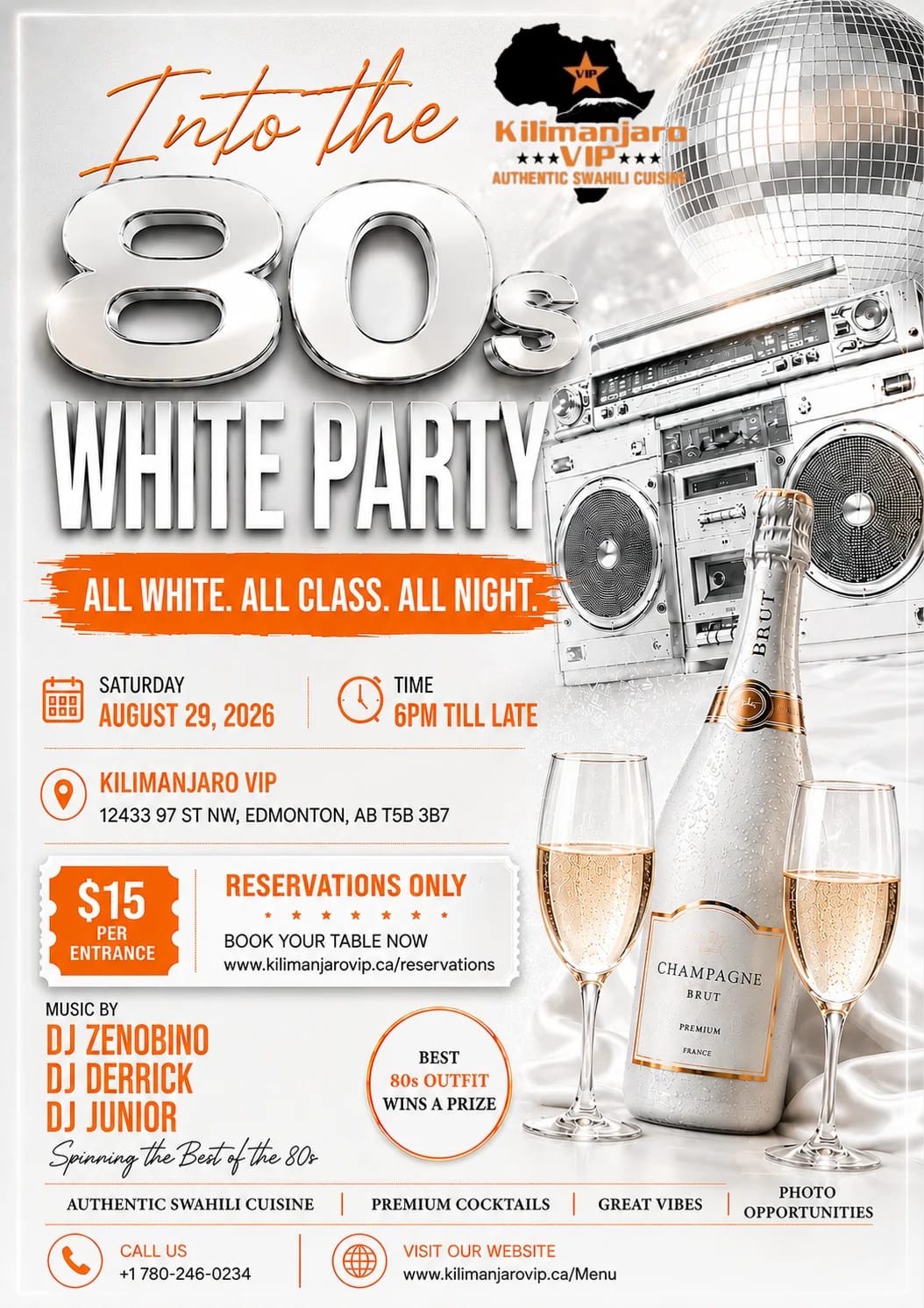 In to the 80s All White Party — event cover