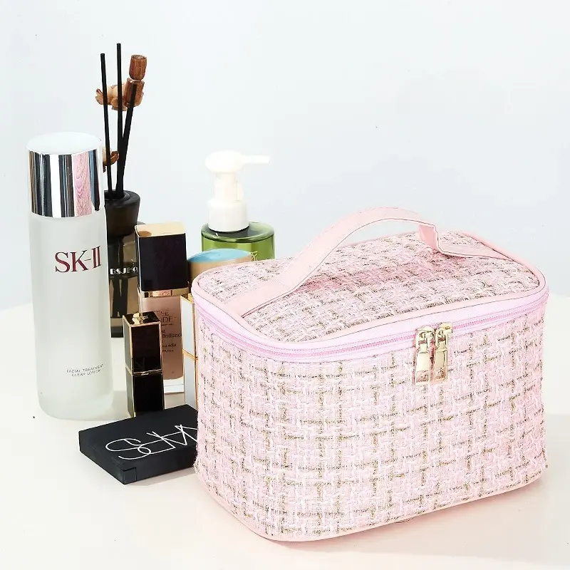Miniature : Korean-Style Large-Capacity Instagram-Inspired New Style Ladies' Cosmetic Bag,