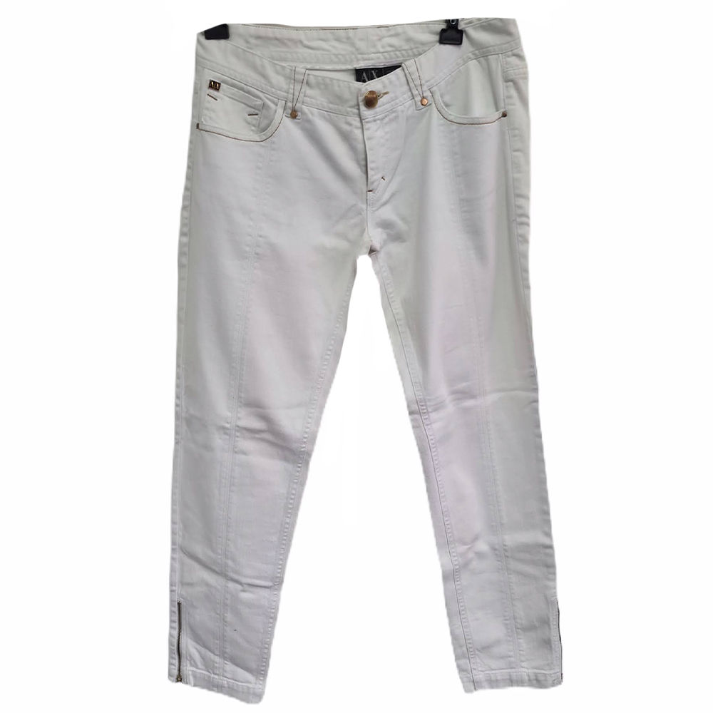 Calça Branca Skinny da Armani Exchange