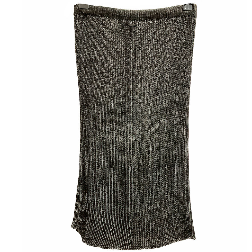 Miniatura: Saia Midi Lurex com Fenda da Canal - Tamanho P