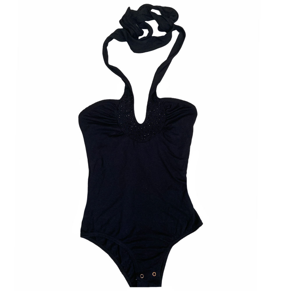 Body Preto Frente Única da Brix- tam P