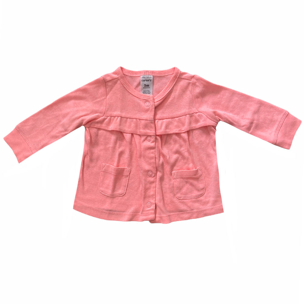 Blusa Salmão da Carters - Tamanho 3