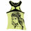 Miniatura: Regata Verde Limão Renda Costas - Tamanho P
