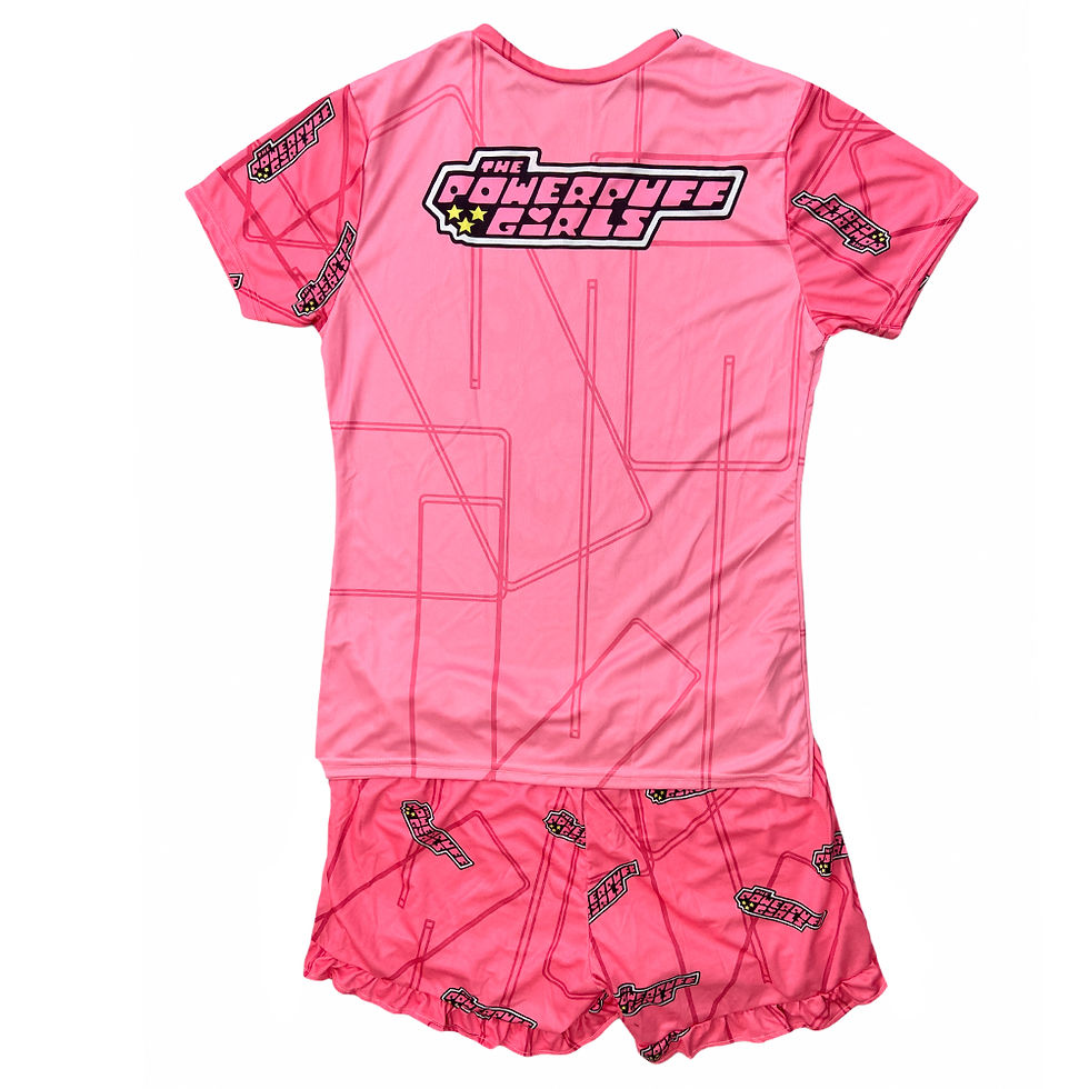 Miniatura: Pijama Feminino Garotas Super Poderosas 100% Poliéster da AK Sports