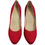 Miniatura: Sapato Vermelho Aveludado da Christian Louboutin - Tamanho 35 BR